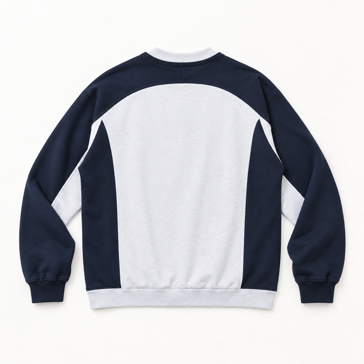 FMACM Thrower Panel Crewneck — Navy/Ash